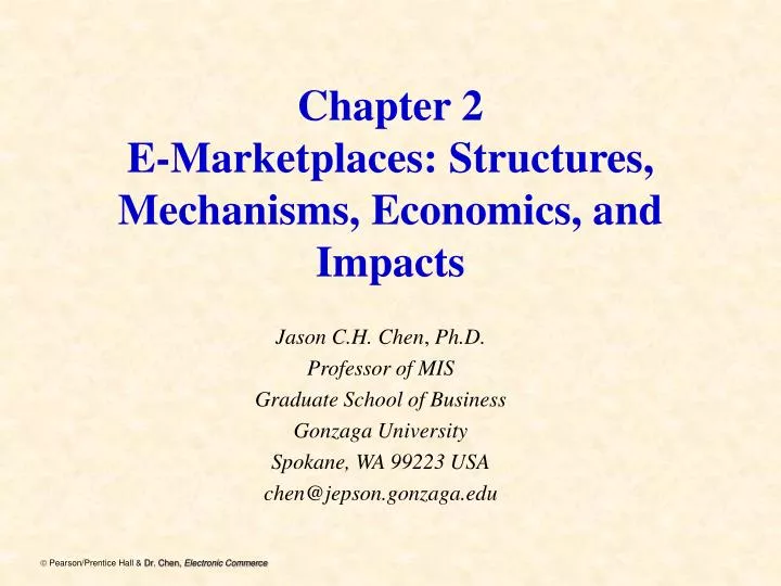 chapter 2 e marketplaces structures mechanisms economics and impacts