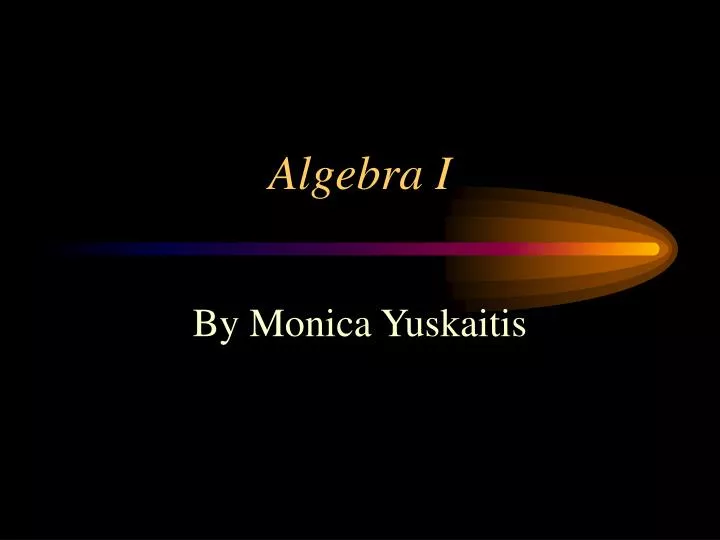 algebra i