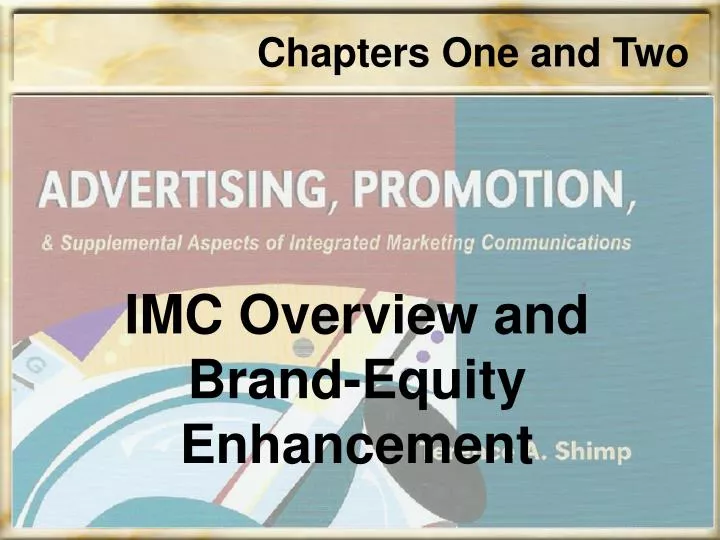 imc overview and brand equity enhancement