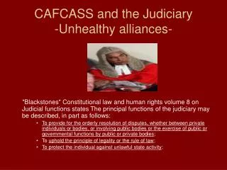 CAFCASS and the Judiciary -Unhealthy alliances-