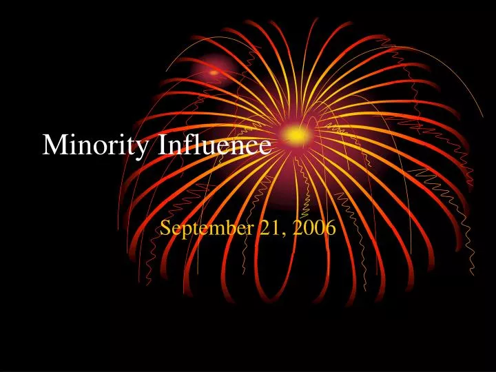 minority influence