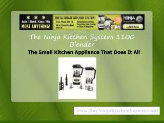 the ninja kitchen system 1100 redefining kitchen appliances