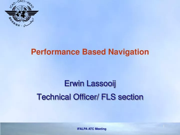 performance based navigation