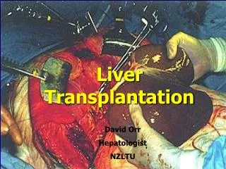 Liver Transplantation for Alcoholic Liver Disease