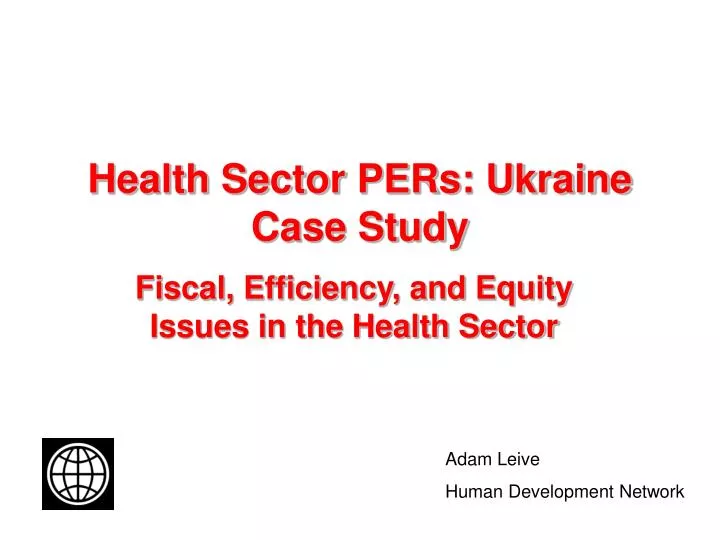 health sector pers ukraine case study