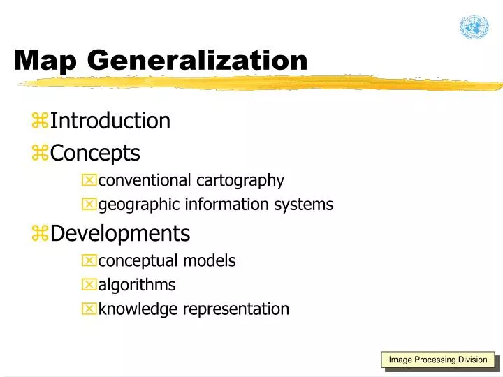 map generalization