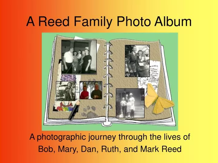 a reed family photo album