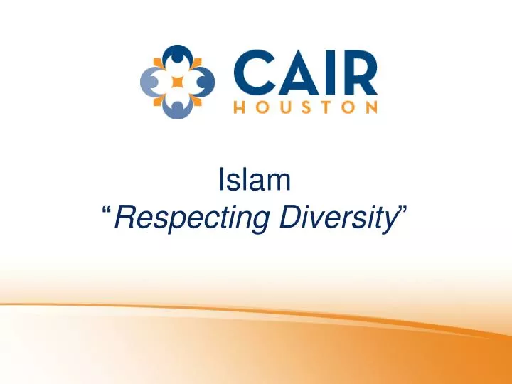islam respecting diversity