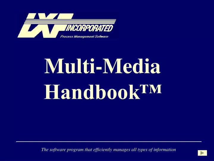 multi media handbook
