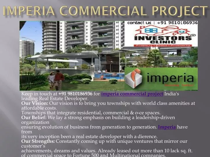 imperia commercial project