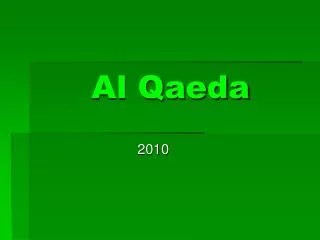Al Qaeda