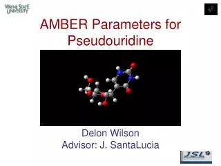 AMBER Parameters for Pseudouridine