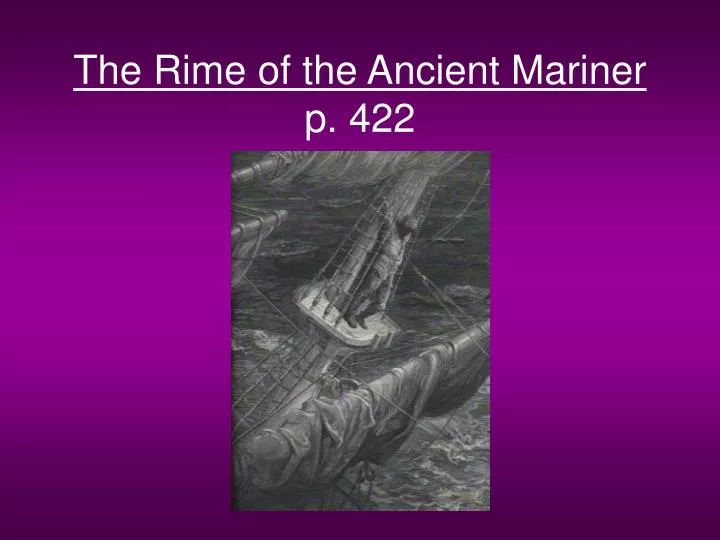 the rime of the ancient mariner p 422