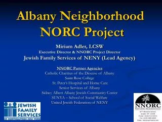 Albany Neighborhood NORC Project