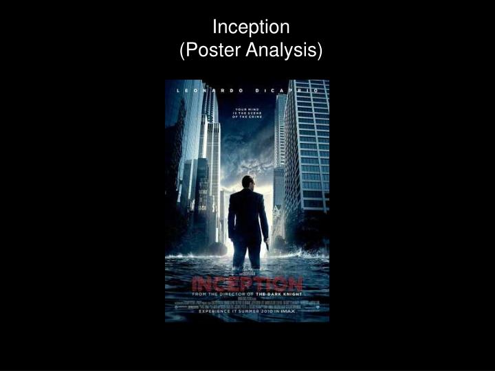 inception poster analysis