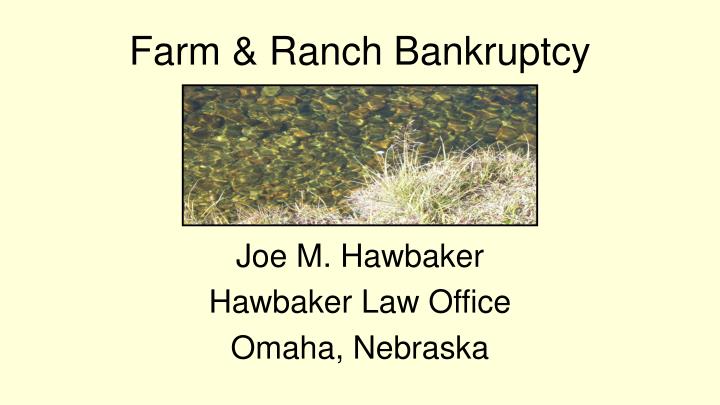 farm ranch bankruptcy