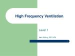 High Frequency Ventilation - slide 1