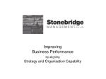Improving Business Performance by aligning Strategy and Organisation Capability - slide 1