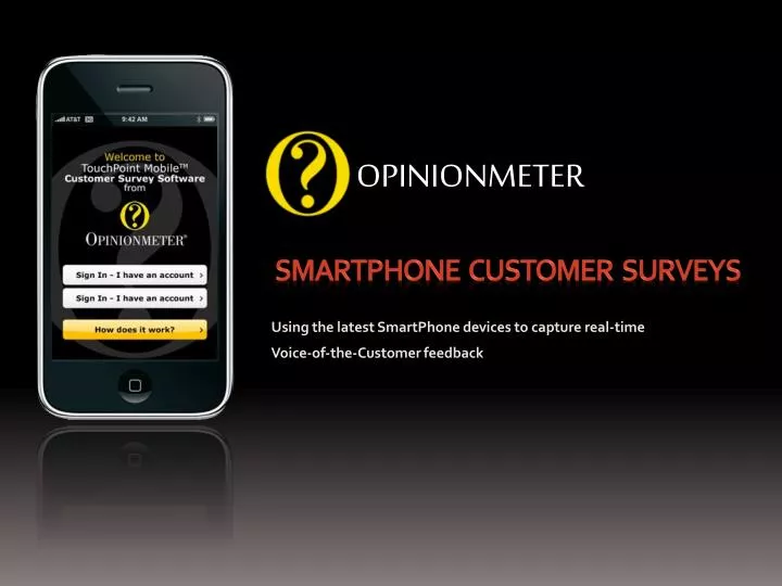 smartphone customer surveys