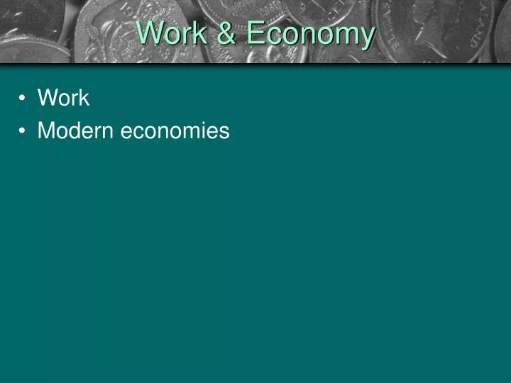 work economy