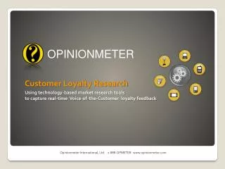 Customer Loyalty Research