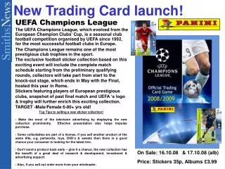 New Trading Card launch!
