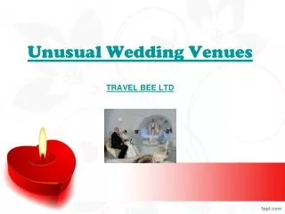 Unusual Wedding Venues