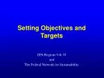 Setting Objectives and Targets - slide 1
