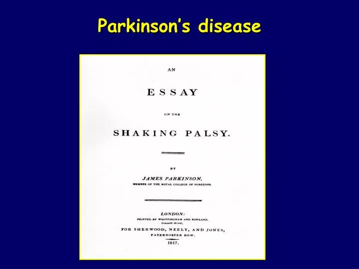 parkinson s disease