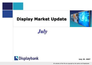 Display Market Update