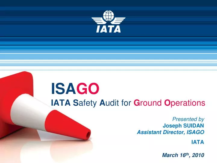 isa go iata s afety a udit for g round o perations