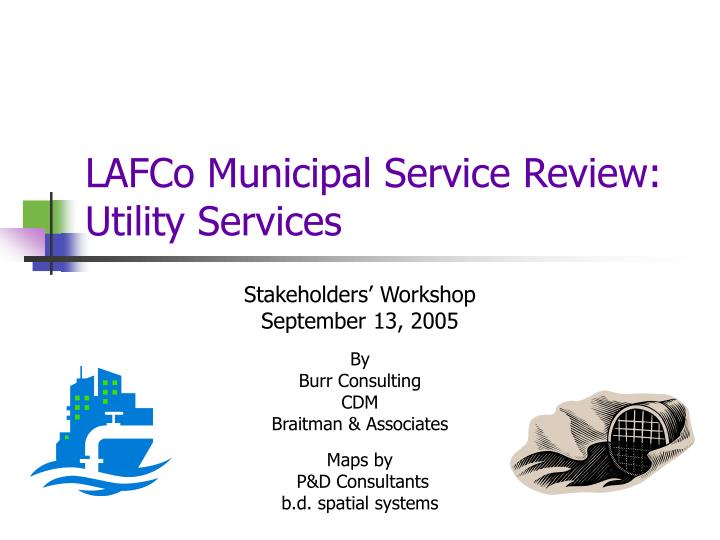 lafco municipal service review utility services
