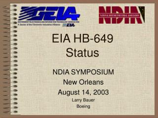 EIA HB-649 Status