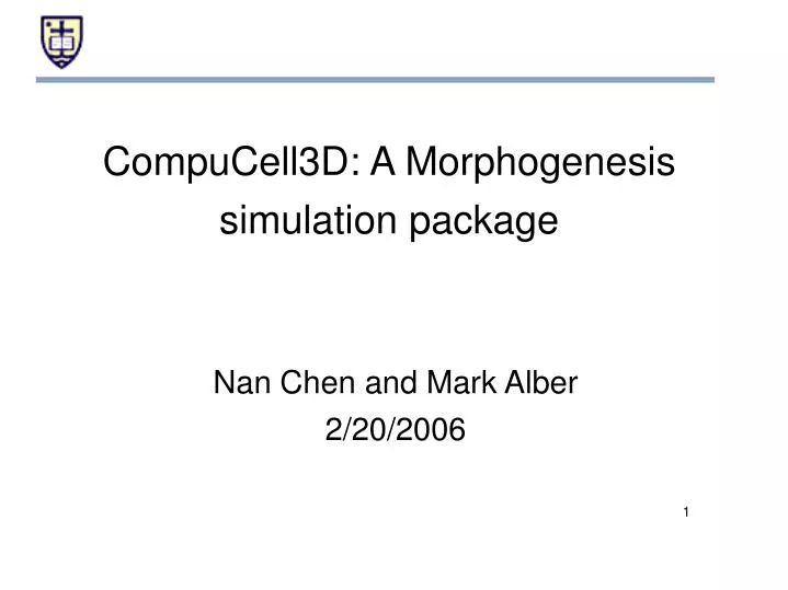 compucell3d a morphogenesis simulation package