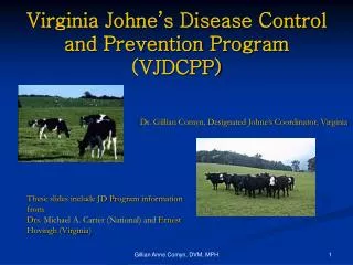 Virginia Johne’s Disease Control and Prevention Program (VJDCPP)