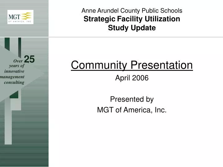 anne arundel county public schools strategic facility utilization study update