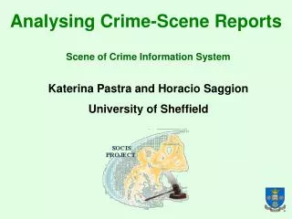 Analysing Crime-Scene Reports