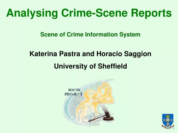 analysing crime scene reports