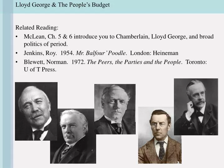 lloyd george the people s budget