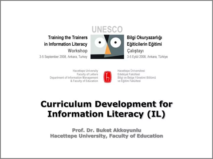 curriculum development for information literacy il