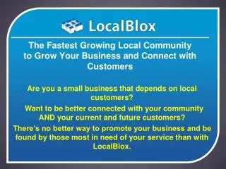 free local listing on localblox.com