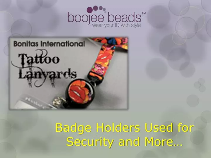 badge holders used for security and more