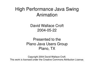 High Performance Java Swing Animation