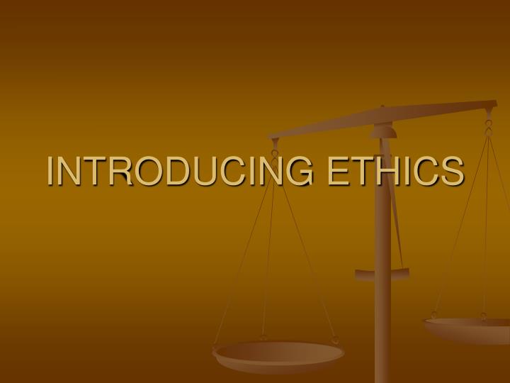 introducing ethics
