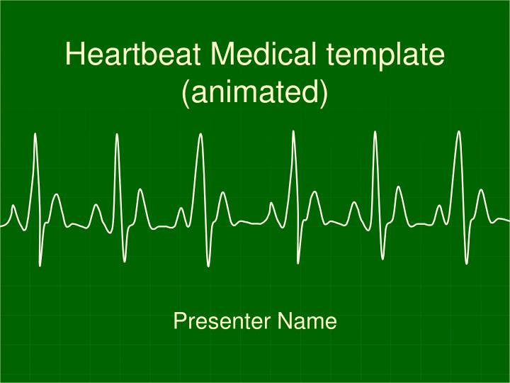 heartbeat medical template animated