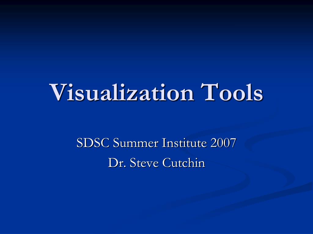 PPT - Visualization Tools PowerPoint Presentation, free download - ID ...