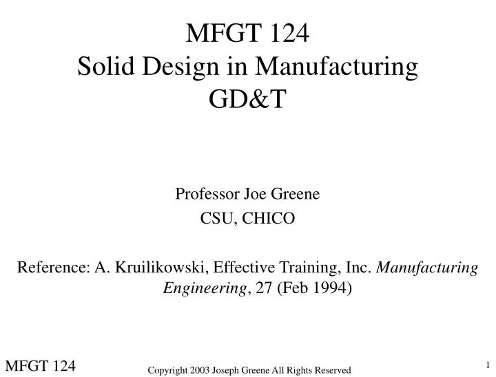 mfgt 124 solid design in manufacturing gd t