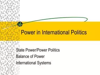 Power in International Politics
