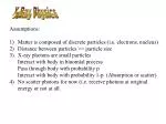 X-Ray Physics - slide 1