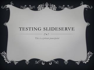 slideserve test
